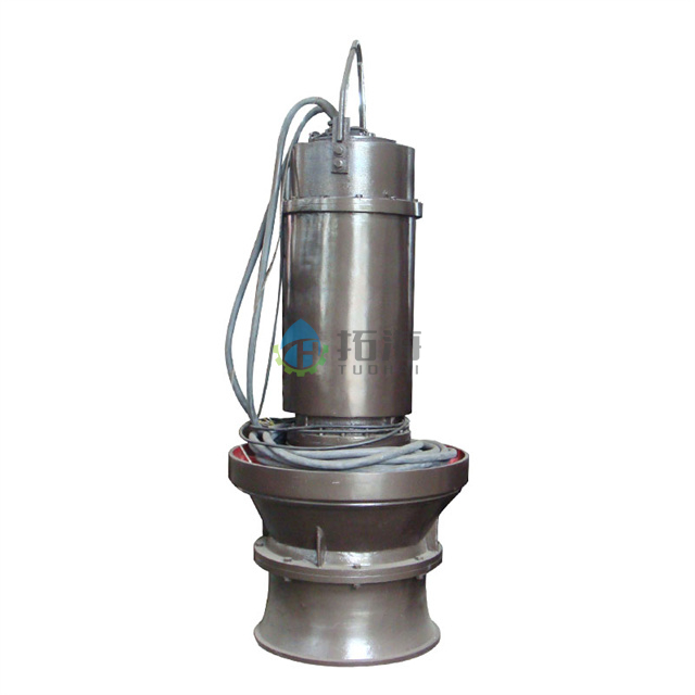 Pompa sommergibile a flusso assiale in ghisa a basso consumo energetico per il trattamento delle acque