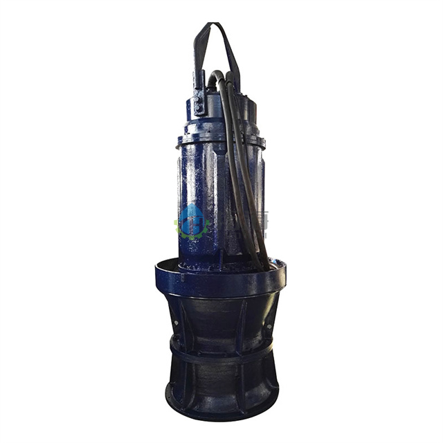 Pompa sommergibile a flusso assiale in ghisa a basso consumo energetico per il trattamento delle acque