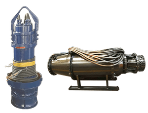Pompa sommergibile a flusso assiale a velocità regolabile con costruzione durevole per acquacoltura